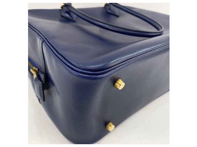 Hermès Borsa HERMES Plume 32 in Navy Blu navy - vista 9