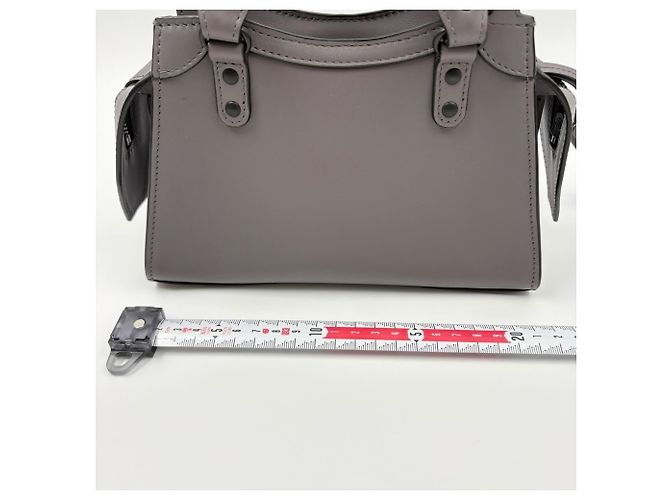 Everyday Borsa Balenciaga Neo Classic Mini Marrone - vista 4