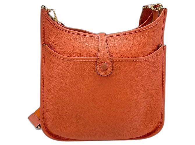 Hermès Borsa a tracolla HERMES Evelyne 3PM, Orange Arancione - vista 2