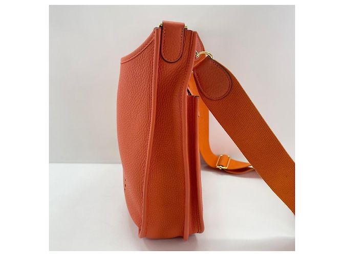 Hermès Borsa a tracolla HERMES Evelyne 3PM, Orange Arancione - vista 4