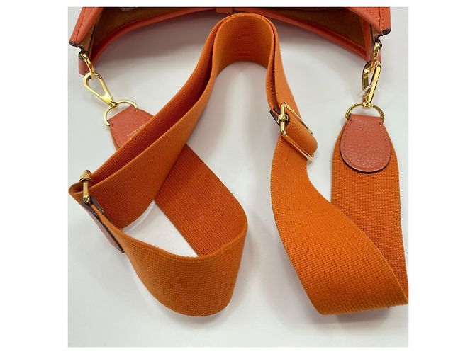 Hermès Borsa a tracolla HERMES Evelyne 3PM, Orange Arancione - vista 8