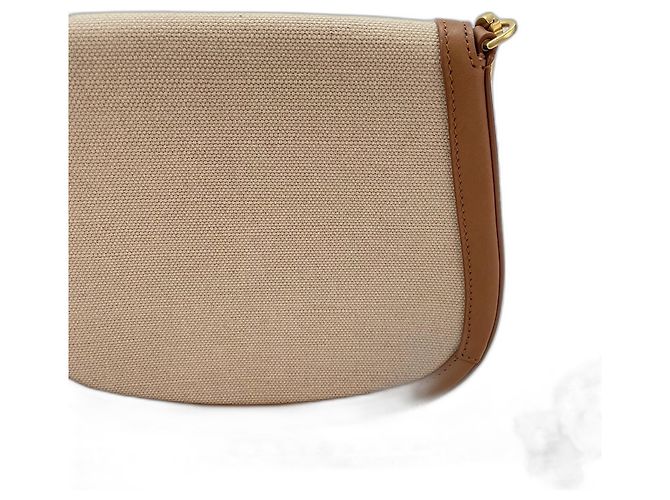 Borsa Mini Voltaire Yves Saint Laurent Marrone - vista 2