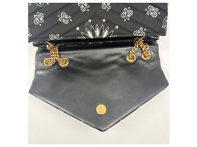 Borsa Yves Saint Laurent Lulu Nero - vista 12