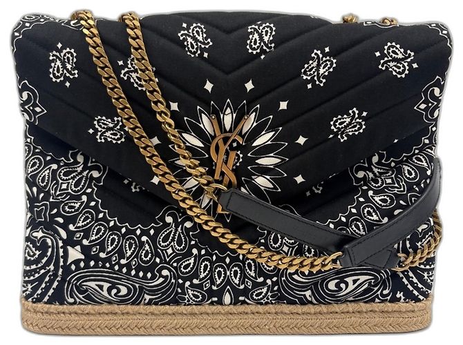 Borsa Yves Saint Laurent Lulu Nero - vista 2