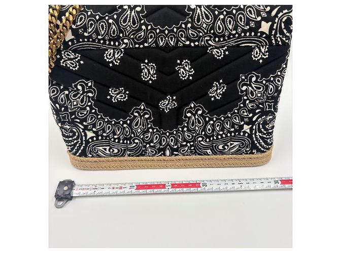 Borsa Yves Saint Laurent Lulu Nero - vista 4