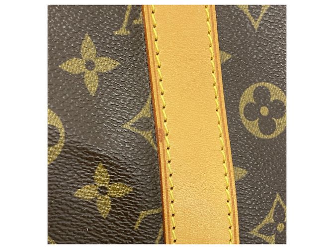 Borsa Boston Louis Vuitton Monogram Keepall 55 Marrone - vista 10