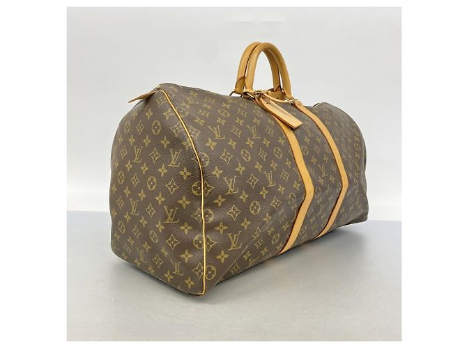 Borsa Boston Louis Vuitton Monogram Keepall 55 Marrone - vista 2