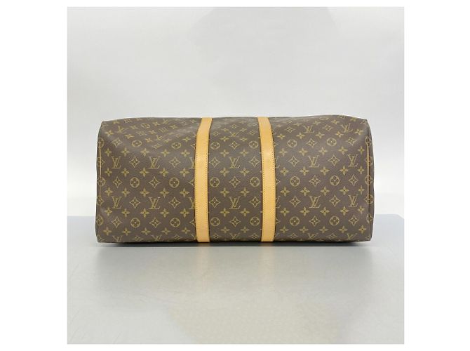 Borsa Boston Louis Vuitton Monogram Keepall 55 Marrone - vista 3