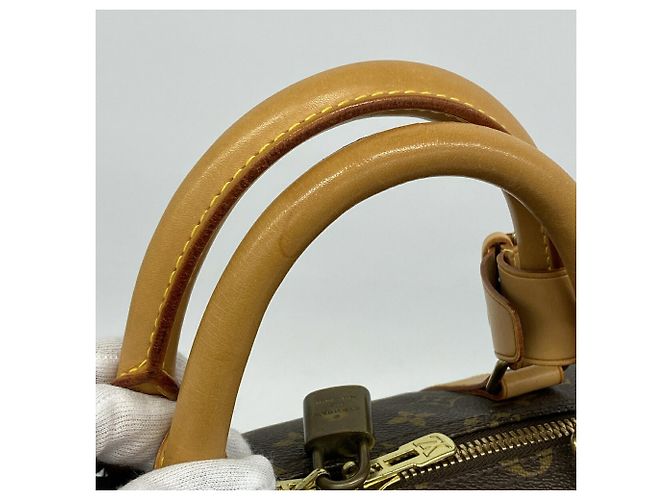 Borsa Boston Louis Vuitton Monogram Keepall 55 Marrone - vista 8