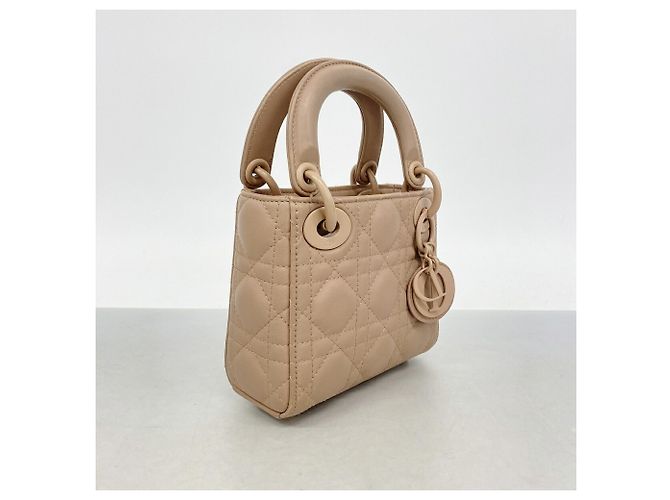 Borsa Christian Dior Cannage Lady Rosa - vista 2
