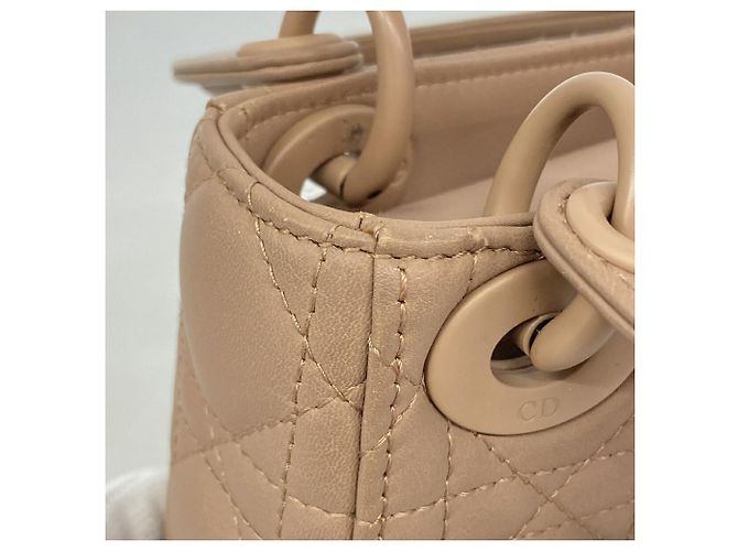 Borsa Christian Dior Cannage Lady Rosa - vista 7