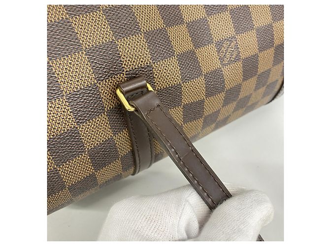 Borsa Louis Vuitton Damier Papillon 30 Damier ebene - vista 7