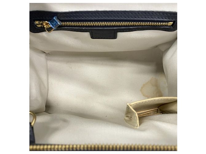 Borsa Louis Vuitton Monogram Mini Josephine PM Blu - vista 4