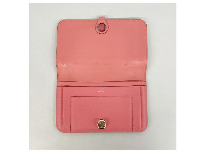 Hermès Hermes Dogon GM Langbeutel Pink - Ansicht 3