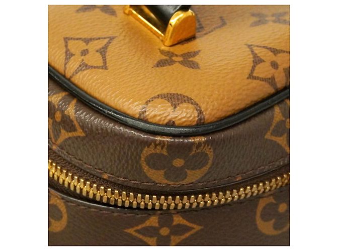 Borsa Vanity con catena Louis Vuitton Monogram Reverse Marrone - vista 6