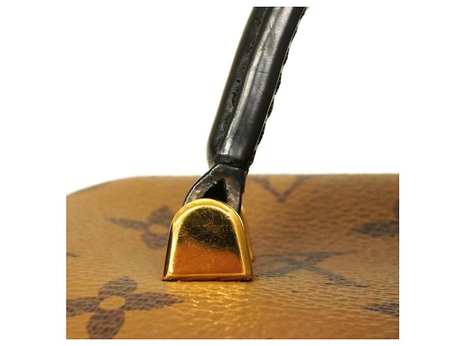 Borsa Vanity con catena Louis Vuitton Monogram Reverse Marrone - vista 7