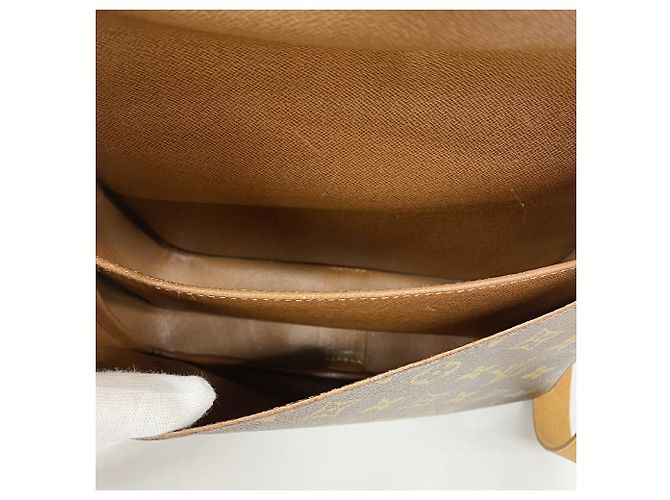 Bolso de hombro Louis Vuitton Monogram Cartouchiere GM Castaño - vista 4