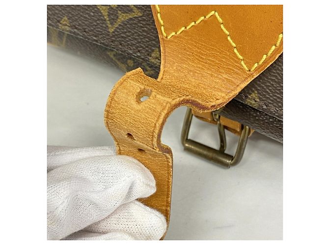 Bolso de hombro Louis Vuitton Monogram Cartouchiere GM Castaño - vista 7