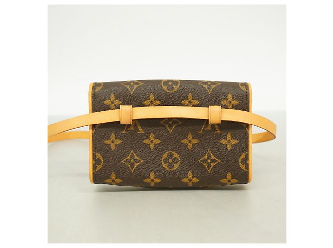 Louis Vuitton Monogram Pochette Florentine Fanny Pack Marrone - vista 10