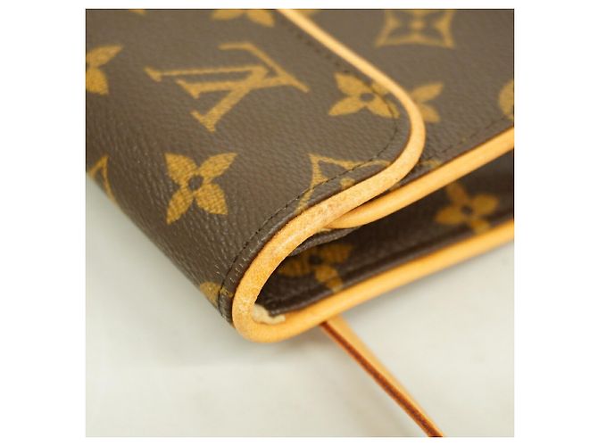 Louis Vuitton Monogram Pochette Florentine Fanny Pack Marrone - vista 6
