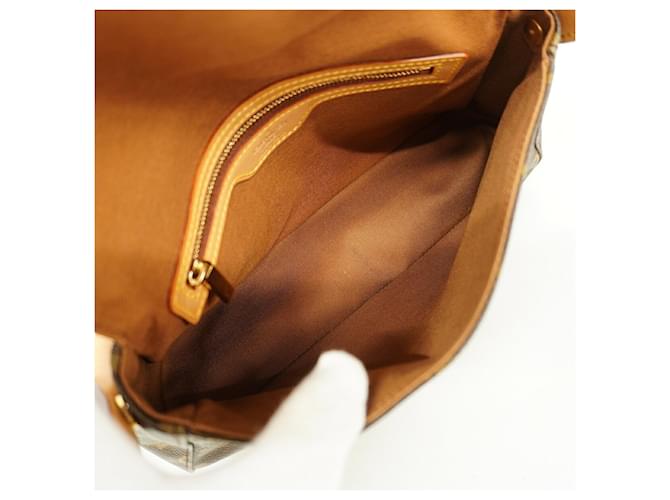 Borsa a tracolla Louis Vuitton Monogram Mini Looping Marrone - vista 4
