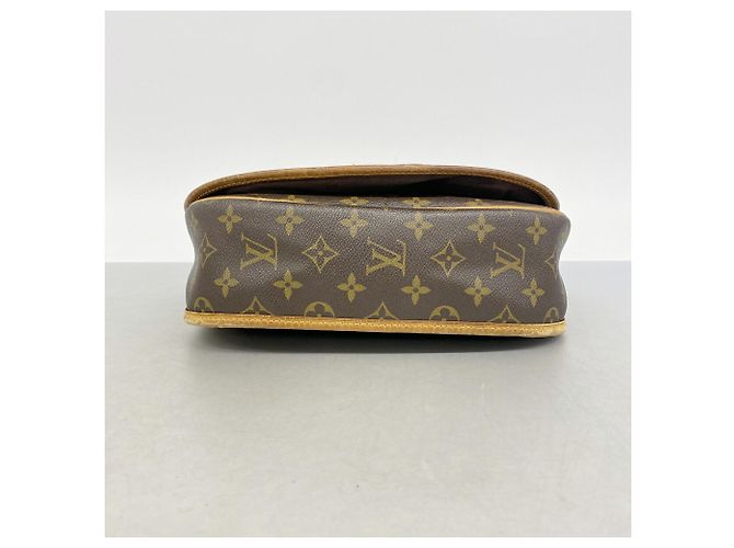 Borsa a tracolla Louis Vuitton Monogram Menilmontant PM Marrone - vista 3
