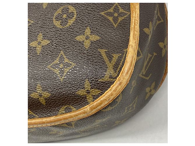 Borsa a tracolla Louis Vuitton Monogram Menilmontant PM Marrone - vista 8