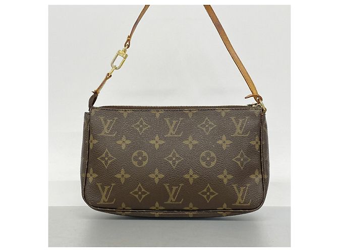 Louis Vuitton Monogram Pochette Accessoires Pouch Marrone - vista 10