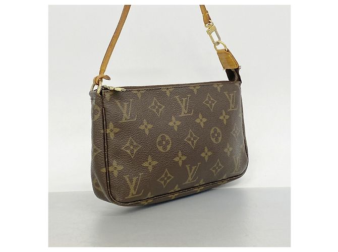 Louis Vuitton Monogram Pochette Accessoires Pouch Marrone - vista 2