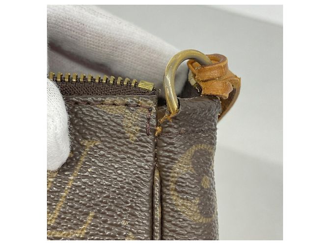 Louis Vuitton Monogram Pochette Accessoires Pouch Marrone - vista 7