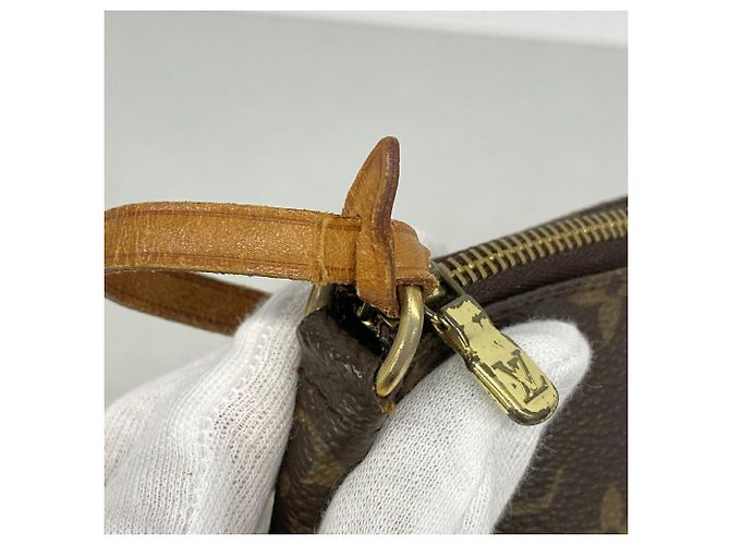 Louis Vuitton Monogram Pochette Accessoires Pouch Marrone - vista 8