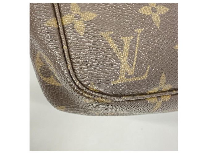 Louis Vuitton Monogram Pochette Accessoires Pouch Marrone - vista 9