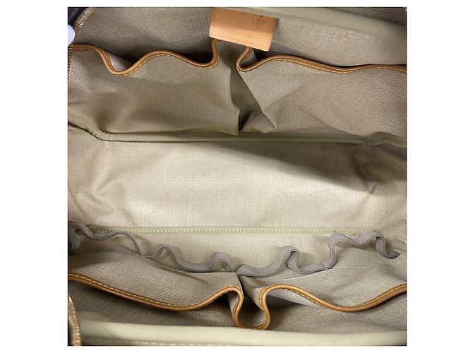 Borsa Louis Vuitton Monogram Deauville Marrone - vista 4