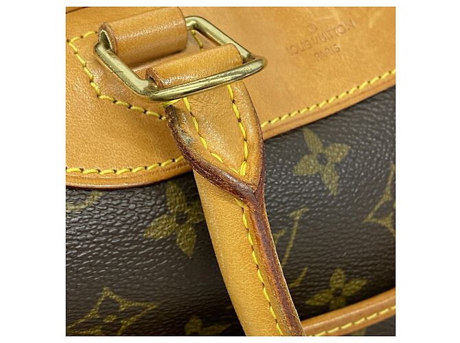 Borsa Louis Vuitton Monogram Deauville Marrone - vista 6
