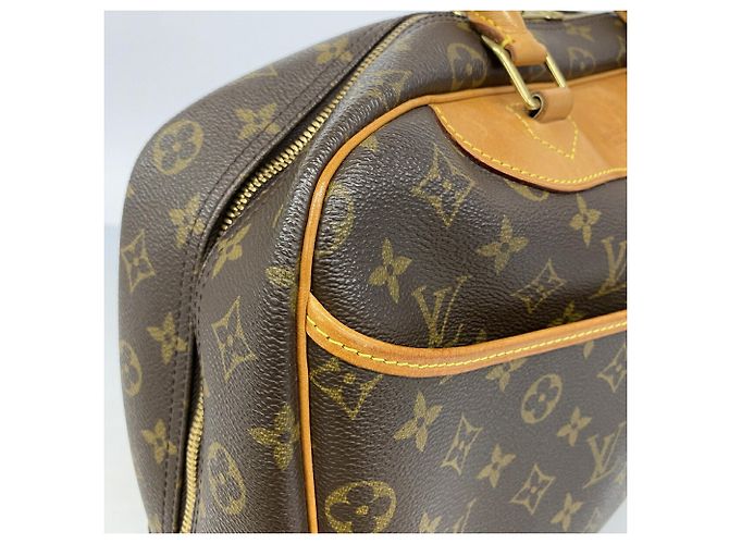 Borsa Louis Vuitton Monogram Deauville Marrone - vista 7