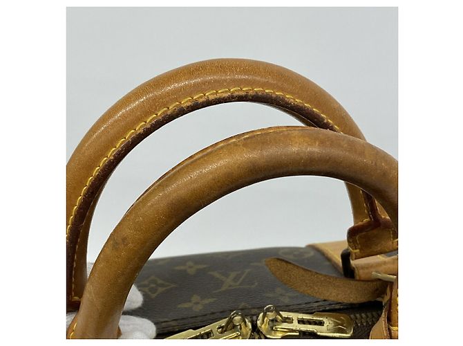 Borsa Boston Louis Vuitton Keepall 55 Monogram Marrone - vista 10