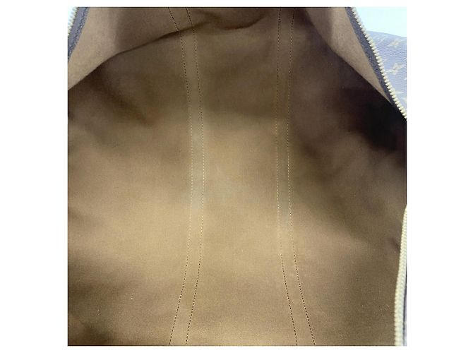 Borsa Boston Louis Vuitton Keepall 55 Monogram Marrone - vista 4
