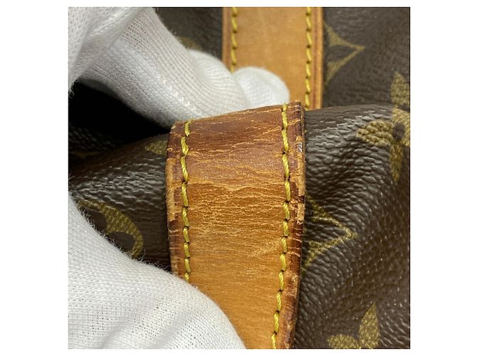 Borsa Boston Louis Vuitton Keepall 55 Monogram Marrone - vista 6