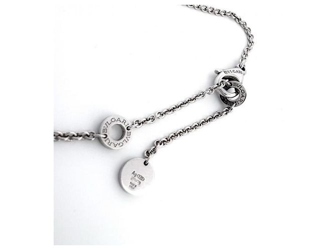 Bulgari Collana Bvlgari Ag925 Save the Children Nero Argento - vista 3