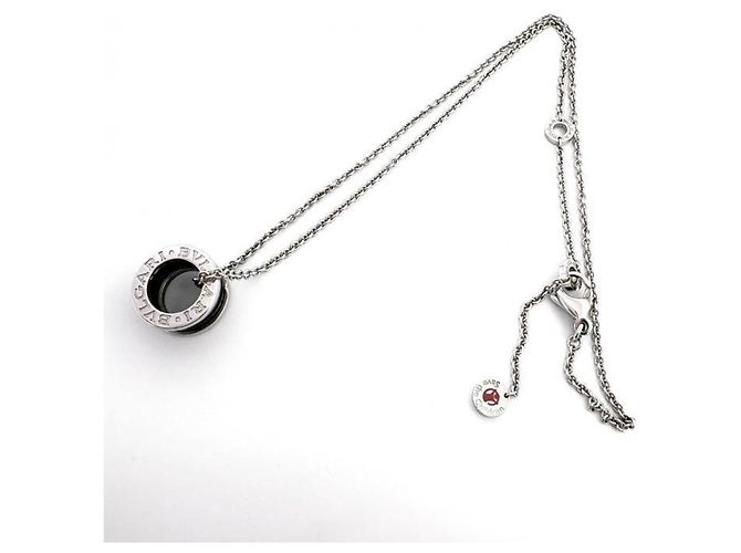 Bulgari Collana Bvlgari Ag925 Save the Children Nero Argento - vista 6