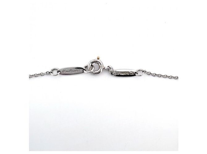 Collana Croce in Cristallo di Rocca e Platino 950 Tiffany & Co. Argento - vista 3