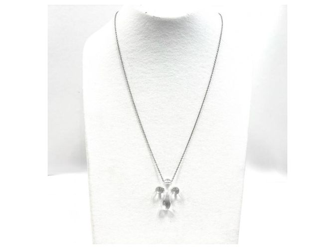 Collana Croce in Cristallo di Rocca e Platino 950 Tiffany & Co. Argento - vista 6