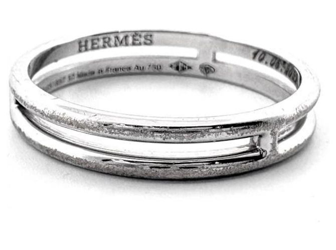 Hermès Hermes Ring aus 18K Weißgold Silber - Ansicht 2