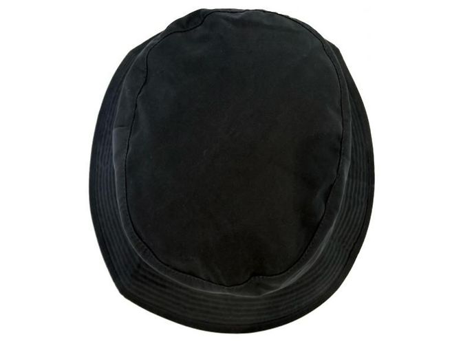 Hermès Hermes #58 Cappello Bucket Logo H Nero Arancione - vista 3