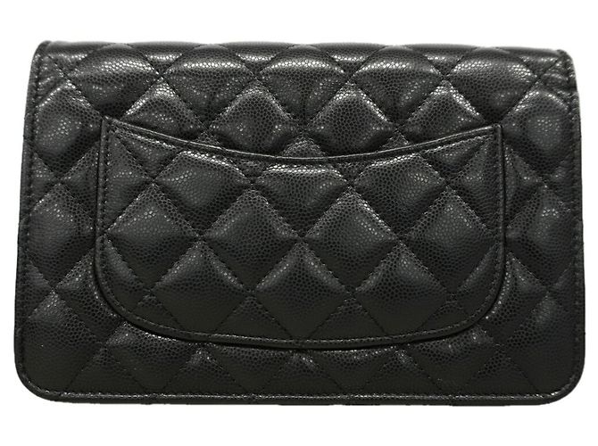 Portafoglio a spalla con catena Chanel Matelassé Nero - vista 11