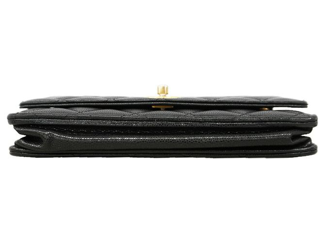 Portafoglio a spalla con catena Chanel Matelassé Nero - vista 3