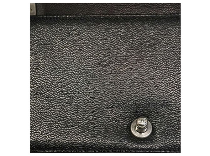 Borsa a tracolla Chanel Boy Chain Nero - vista 11
