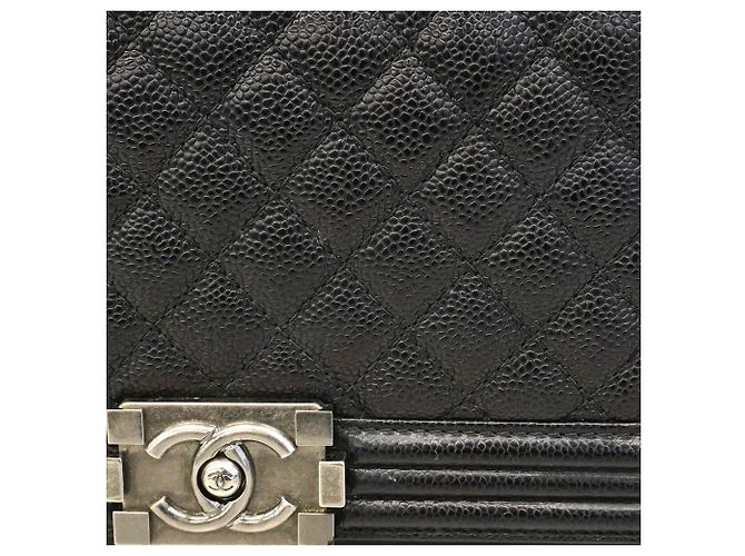 Borsa a tracolla Chanel Boy Chain Nero - vista 12