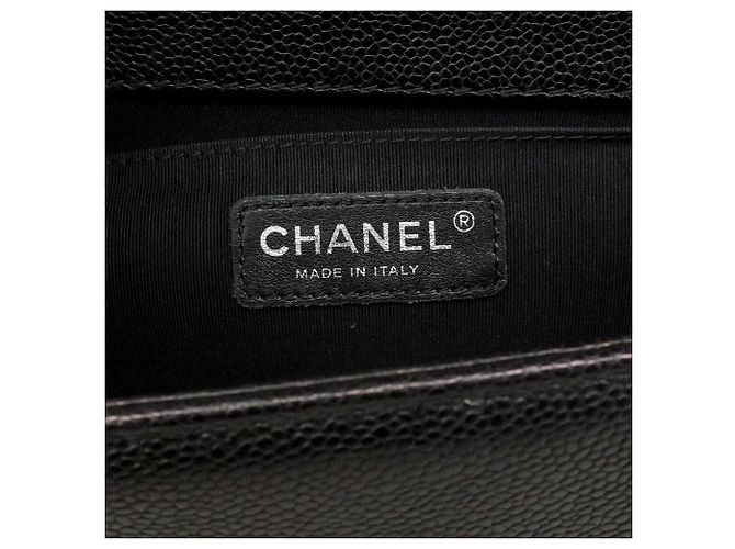 Borsa a tracolla Chanel Boy Chain Nero - vista 5
