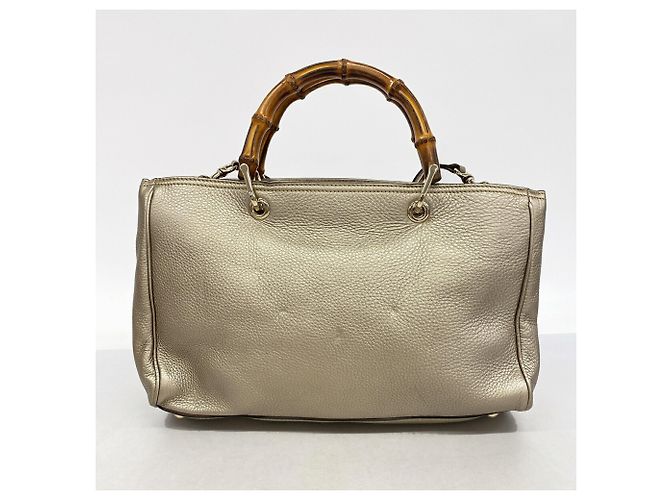 Borsa Gucci Bamboo in Silver Argento - vista 12